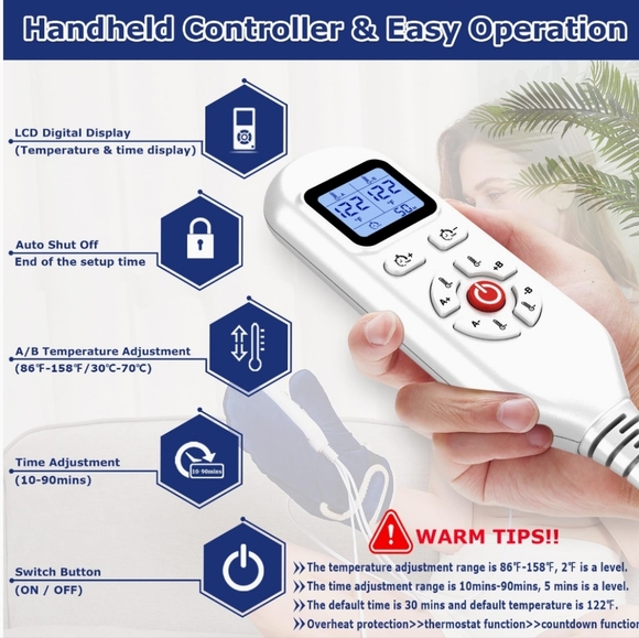 1 Pair Heated Gloves for Hands. Warmth Relief, Hand Heating Gloves - Picture 7 of 17